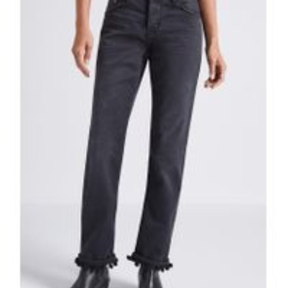 Current/Elliot The Cropped Straight Jeans Size: 26 - Picture 1 of 4